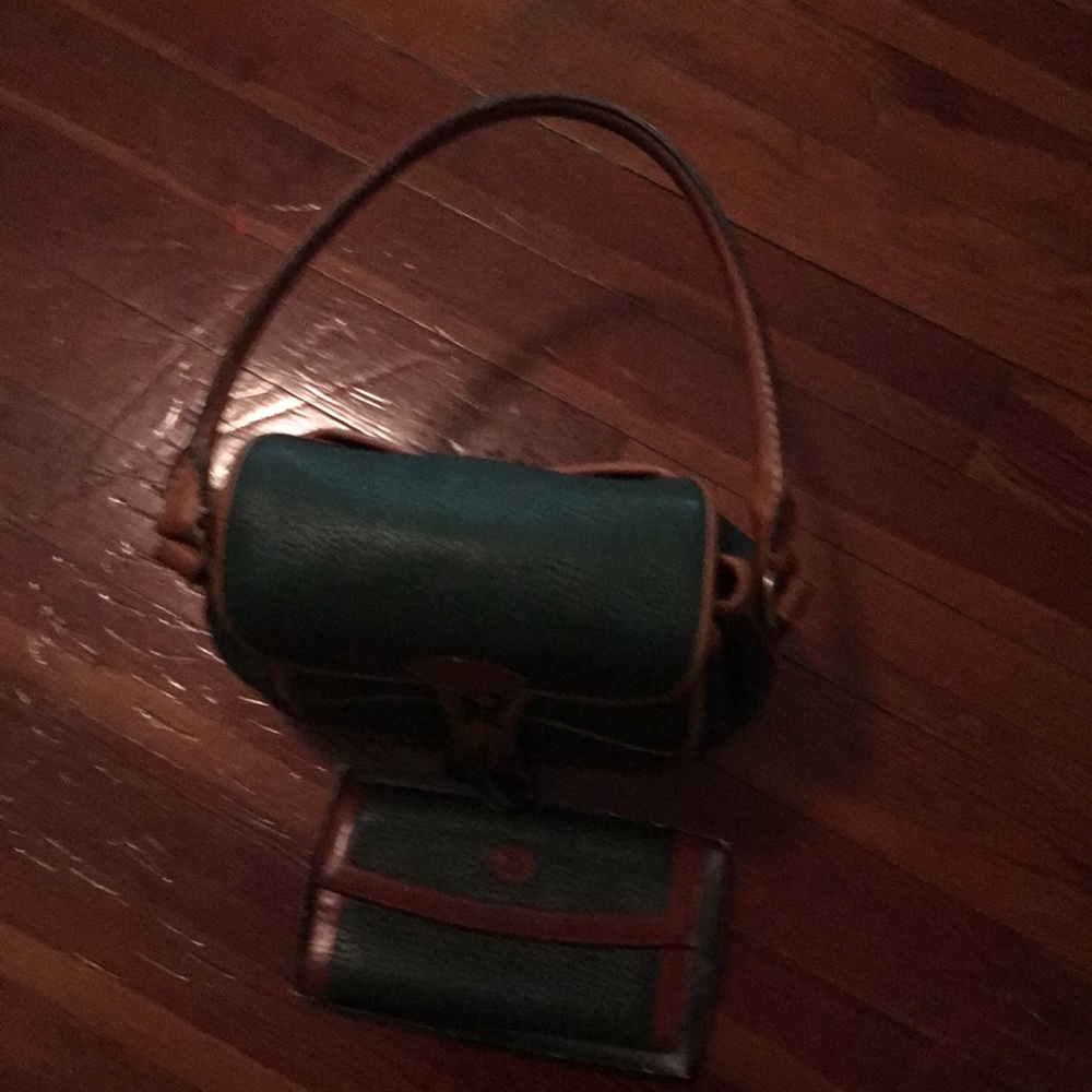 Vintage dooney and bourke satchel and wallet